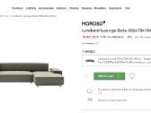Kampinė sofa Moroso Lowland - nuotraukos Nr. 8