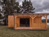 Medinis Sodo Namelis 22 m² + 15,6 m² dengta terasa - nuotraukos Nr. 2
