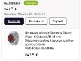 Samsung Galaxy Watch6 Classic Lte 43 mm + daug pri - nuotraukos Nr. 2