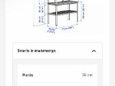 Ikea kabykla batų lentyna - nuotraukos Nr. 2