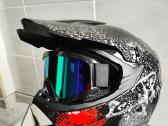 Nauji Vaikiški Motokrosinio tipo šalmai + akiniai - nuotraukos Nr. 8
