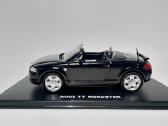 Audi TT Roadster Typ 8n 1999 juoda 1:43 Wemi - nuotraukos Nr. 3