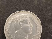 Sidabrine moneta 1931 metų 5 latai Milda - nuotraukos Nr. 2