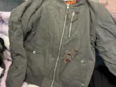 Tigha „distressed“ stiliaus bomber striukė S dydis - nuotraukos Nr. 2