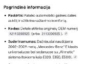 Mercedes Benz galine pneumatine oro pagalvė - nuotraukos Nr. 6