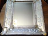 Senovinis Venecijos murano stiklo veidrodis - nuotraukos Nr. 3