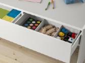 Ikea Dundra vaikiškas žaidimų stalas su stalčiumi - nuotraukos Nr. 2