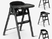 Luxury High Chair Black / Maitinimo kedute Nauja - nuotraukos Nr. 2
