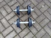 10+10 kg.metaliniai geri hanteliai keičiamo svorio - nuotraukos Nr. 2