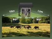 Medžioklinė kamera 4G 24mp Dual Len+ai+GPS+no-glow - nuotraukos Nr. 4