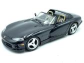 Dodge viper rt10 1:18 juodas kolekcinis automobili - nuotraukos Nr. 2
