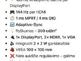 Aoc 144hz/1ms/23,8 Ips/full HD - nuotraukos Nr. 5