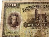 20 litų Lietuvos tarpukaris - nuotraukos Nr. 3