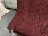 Originalus Zara Man bordo spalvos šalis su kutais - nuotraukos Nr. 2