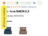 Kompaktiška, daili,viengulė sofa-lova 'Malta' - nuotraukos Nr. 4
