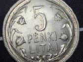 Parduodama 1925 m. Lietuvos Respublikos 5 litų - nuotraukos Nr. 4