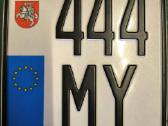 Parduodami motociklo numeriai 888, 444, 111, 911 - nuotraukos Nr. 2