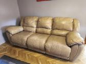 Patogi odinė trivietė sofa su reglaineriais - nuotraukos Nr. 6