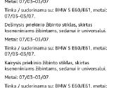 Priekinių Xenon žibintų stiklų komplektas Bmw E60 - nuotraukos Nr. 5