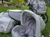 Vintažinis nauju di vežimėli 3in1 dideliais ratais - nuotraukos Nr. 10