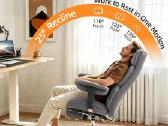 Ergonominė biuro kėdė su kojų atrama - nuotraukos Nr. 8
