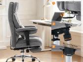 Ergonominė biuro kėdė su kojų atrama - nuotraukos Nr. 10