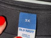 Juoda Old Navy suknelė dideliam dyd - nuotraukos Nr. 3