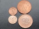 1 ir 5 pennia 1913-17m. Suomija - nuotraukos Nr. 2