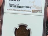1 centas 1936 metai Ngc / Ms 64 Bn - nuotraukos Nr. 2