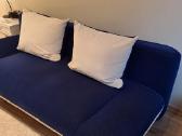 Mėlyna sofa-lova geros būklės (turime 2 vnt.) - nuotraukos Nr. 2
