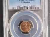 Lietuva, 10 centų, 1991 m. (Pcgs Ms 66 Rd) - nuotraukos Nr. 2