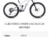 Cube Stereo One55 C:62 - Carbon, Lyrik, GX, Full - nuotraukos Nr. 2