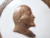 Bronzinė plaketė leninas - nuotraukos Nr. 3