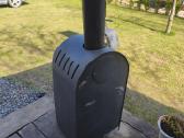 Parduodu židinį 7kw stiklas iškilęs - nuotraukos Nr. 2