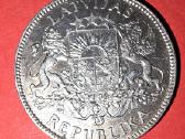 Latvija 1 latas 1924,sidabras 0,835-5 gr. - nuotraukos Nr. 2
