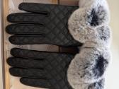 Naujos Ugg odinės pirštinės su kailiuku L dydžio - nuotraukos Nr. 4