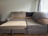 Kampinė sofa su miegojimo funkcija - nuotraukos Nr. 2