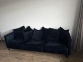 Tamsiai mėlyna svetainės sofa - nuotraukos Nr. 2