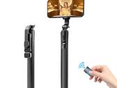 Asmenukių selfie lazda su stovu, LED apšvietimu - nuotraukos Nr. 9