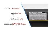 Nauja Lenovo baterija L15l4a02 14.4v 32w - nuotraukos Nr. 2