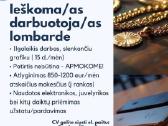 Ieškomas Darbuotojas Lombarde - nuotraukos Nr. 2