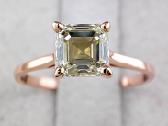 14k aukso žiedas, natūralus deimantas 1,38 ct, Vs2 - nuotraukos Nr. 3