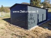 Skardinis garažas 36 m, antracito spalvos - nuotraukos Nr. 3
