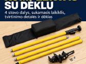 Teleskopinis stovas nivelyrui - nuotraukos Nr. 2