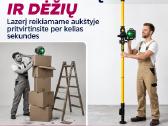 Teleskopinis stovas nivelyrui - nuotraukos Nr. 5