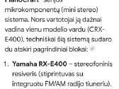 Yamaha stiprintuvas, CD grotuvas, kolonėlės - nuotraukos Nr. 10