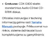 Yamaha stiprintuvas, CD grotuvas, kolonėlės - nuotraukos Nr. 12