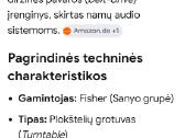 Yamaha stiprintuvas, CD grotuvas, kolonėlės - nuotraukos Nr. 27