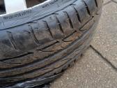 R18 baltos spalvos lieti Te37 stiliaus ratlankiai - nuotraukos Nr. 6