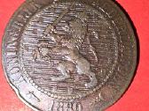 Nyderlandai 2 1/2 cento 1880 - nuotraukos Nr. 2